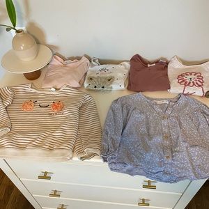 Zara long sleeve T shirts and sweater